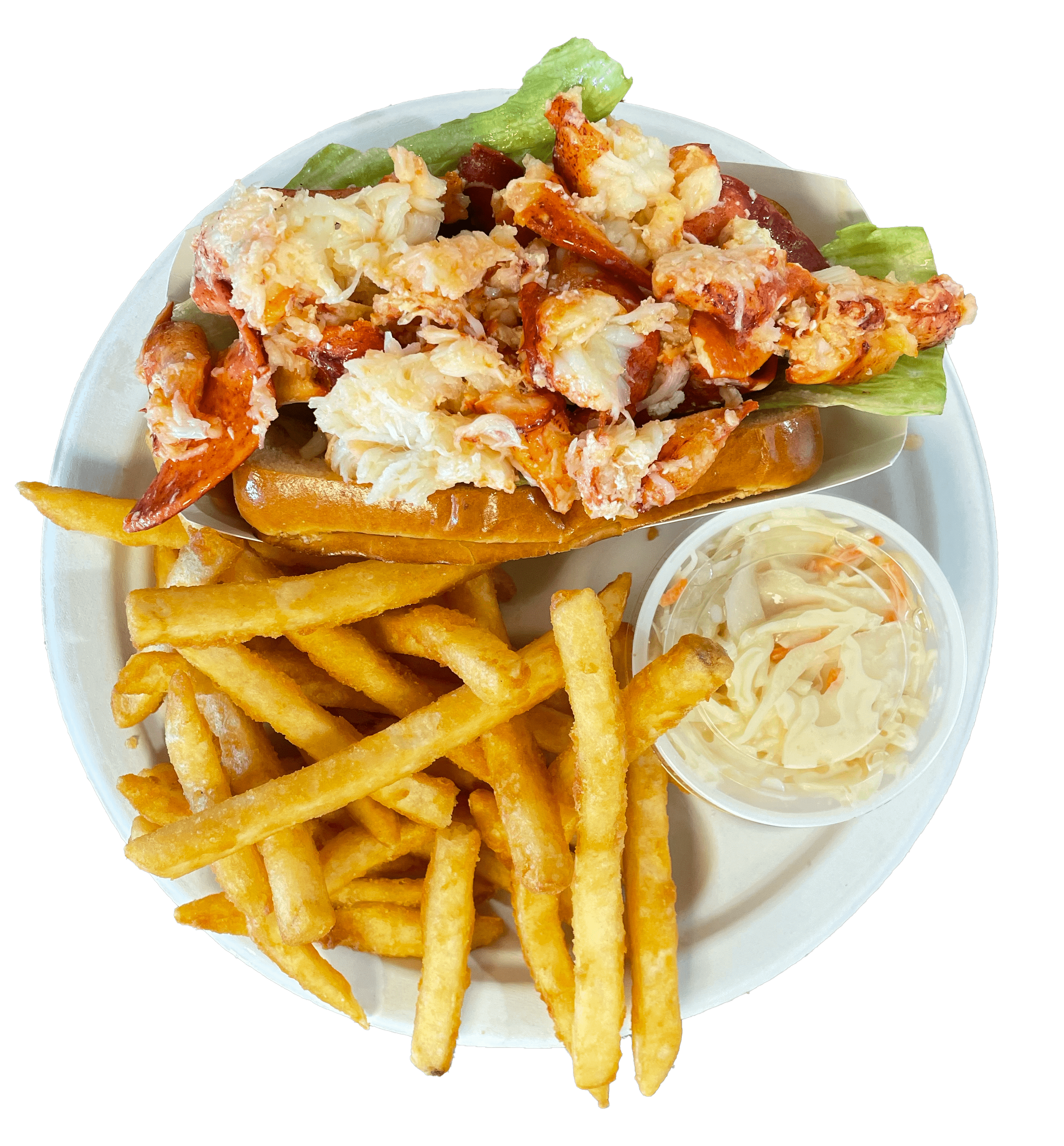Dry Warm Lobster as a Plate